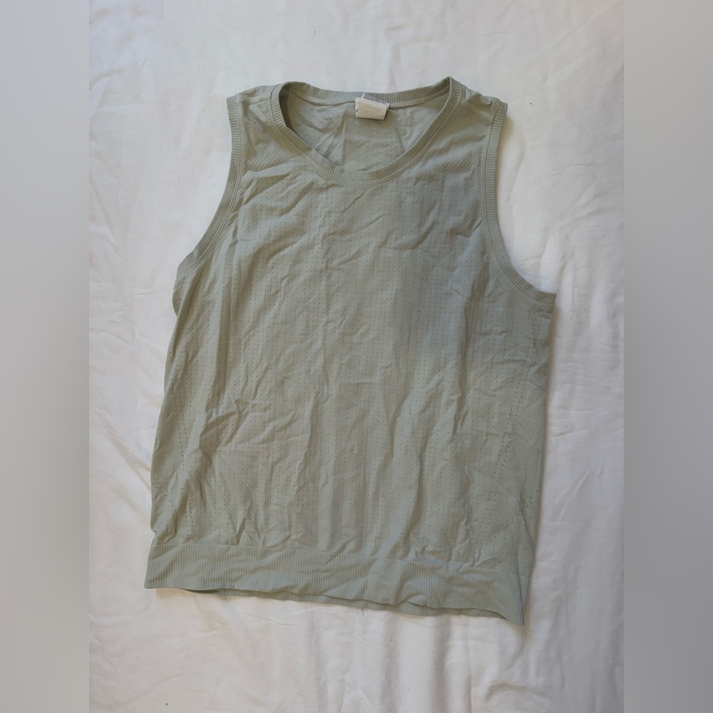 Athleta Sleeveless Light Green Women's Top Size M